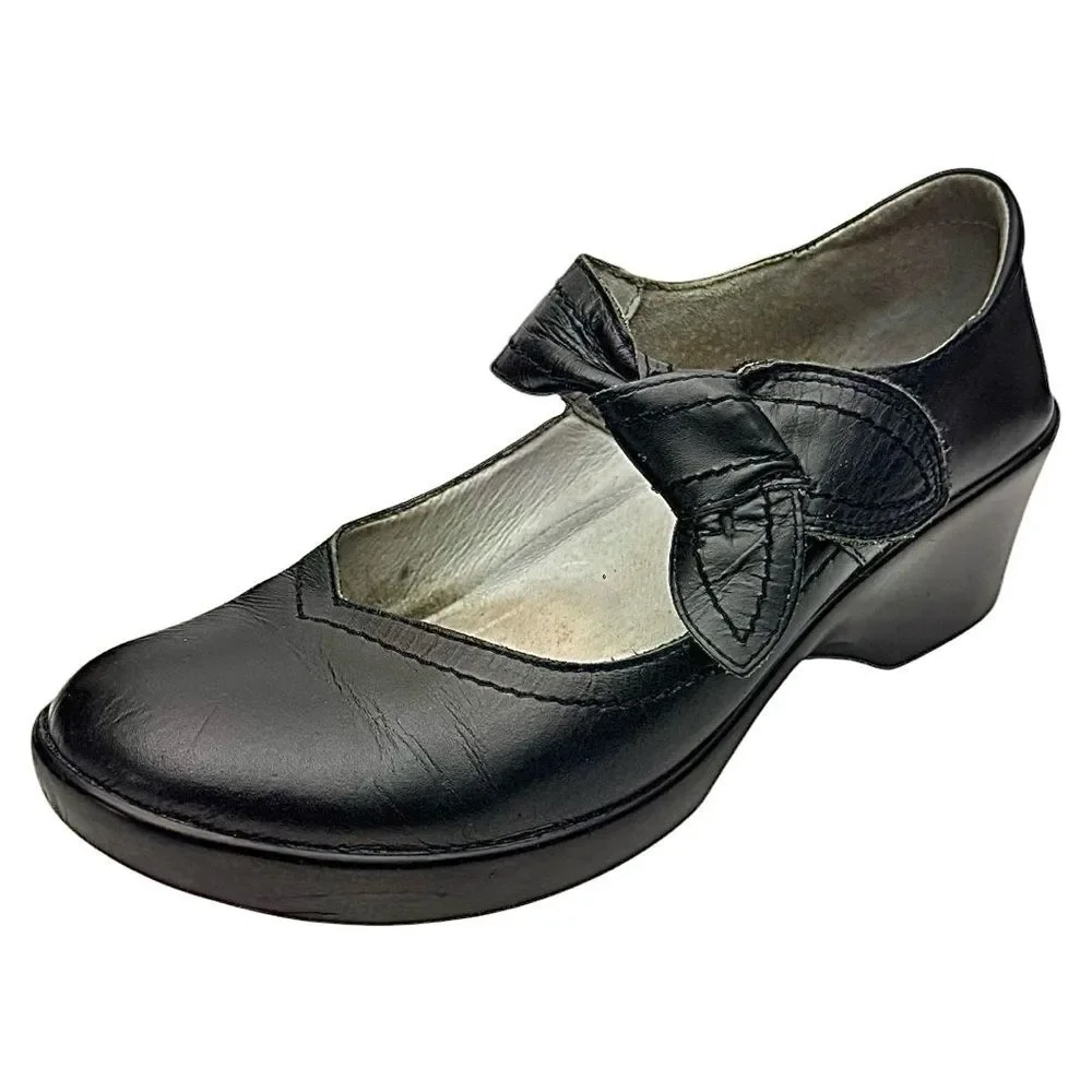 Mary Jane Work Shoe Women’s 8.5 / 39 Black Leather Comfort Work Shoes